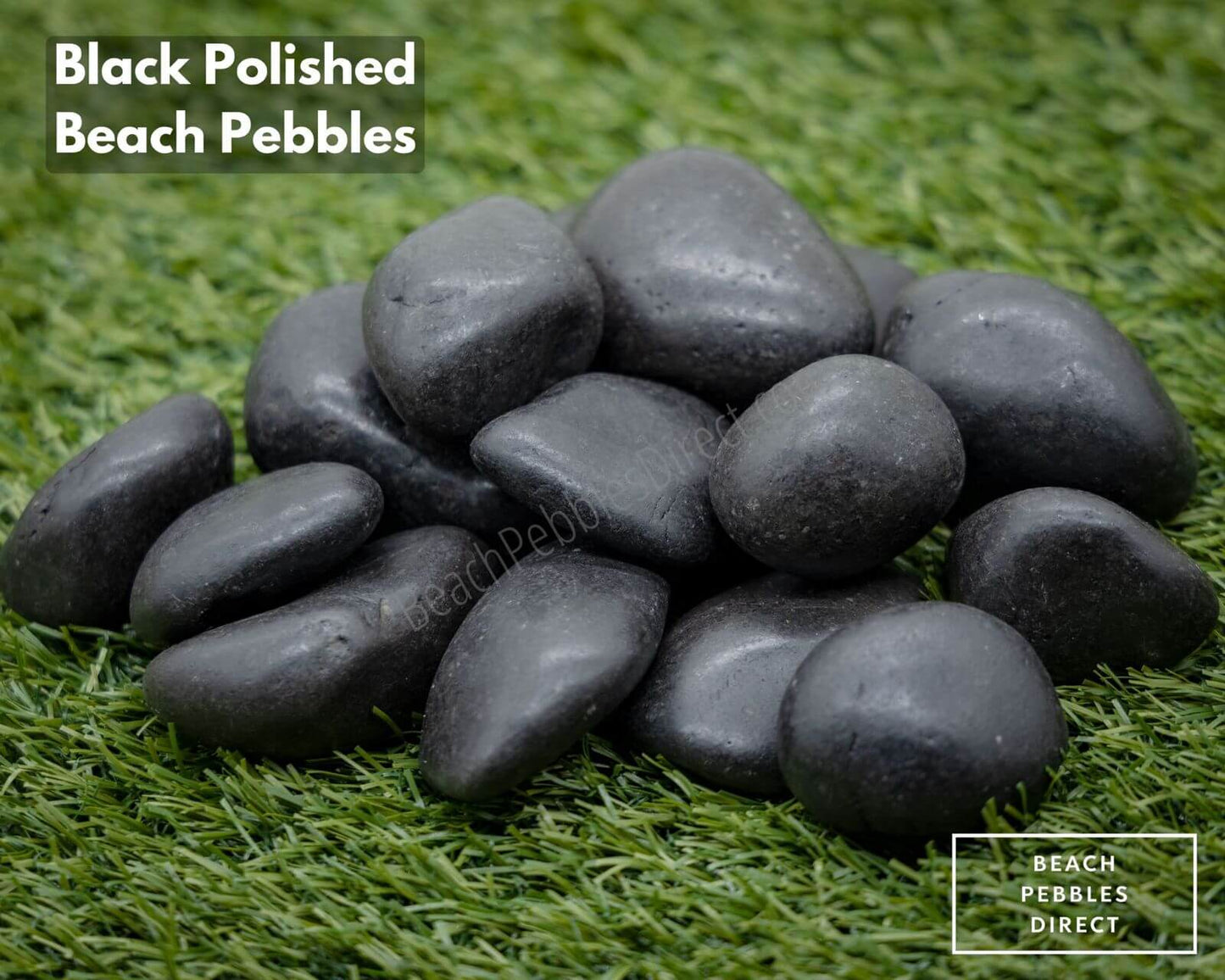 Polished Black Beach Pebbles