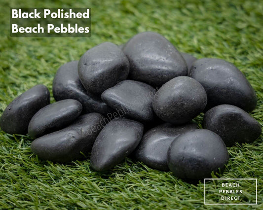 Polished Black Beach Pebbles