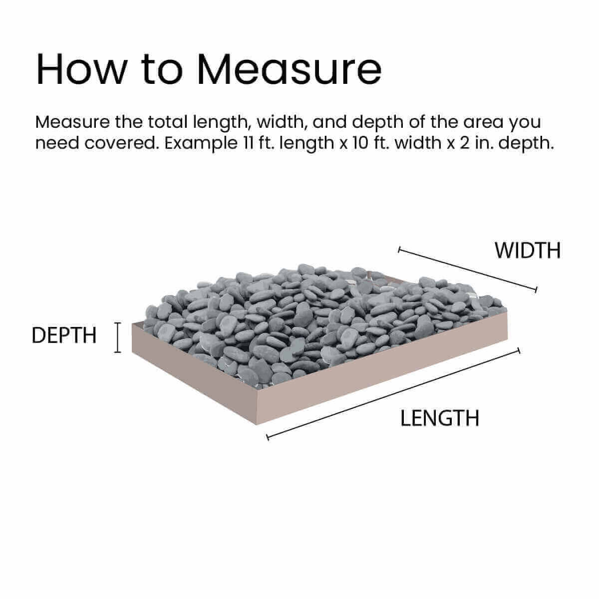 How to measure your landscape for stones