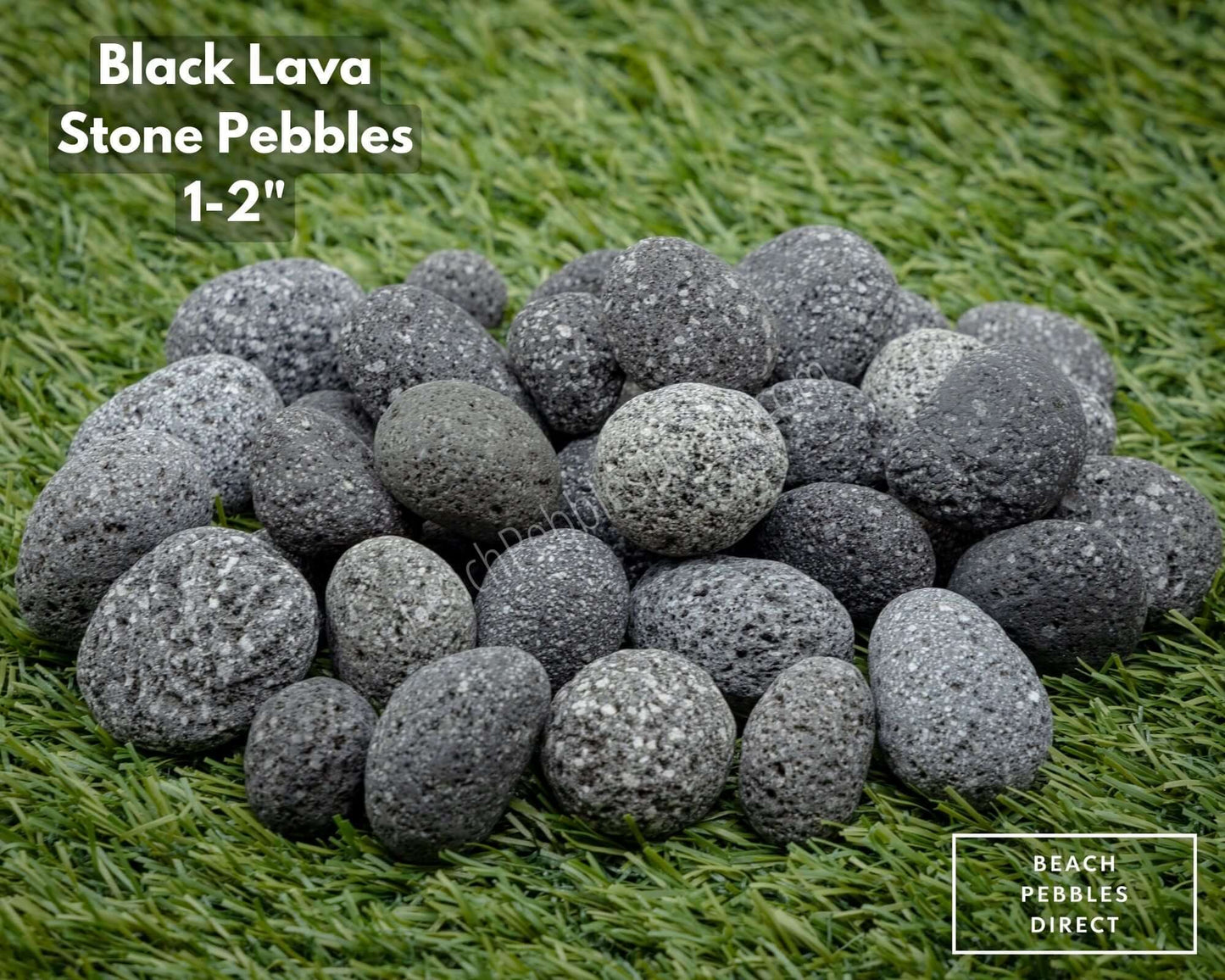 Black Lava Stone Pebbles