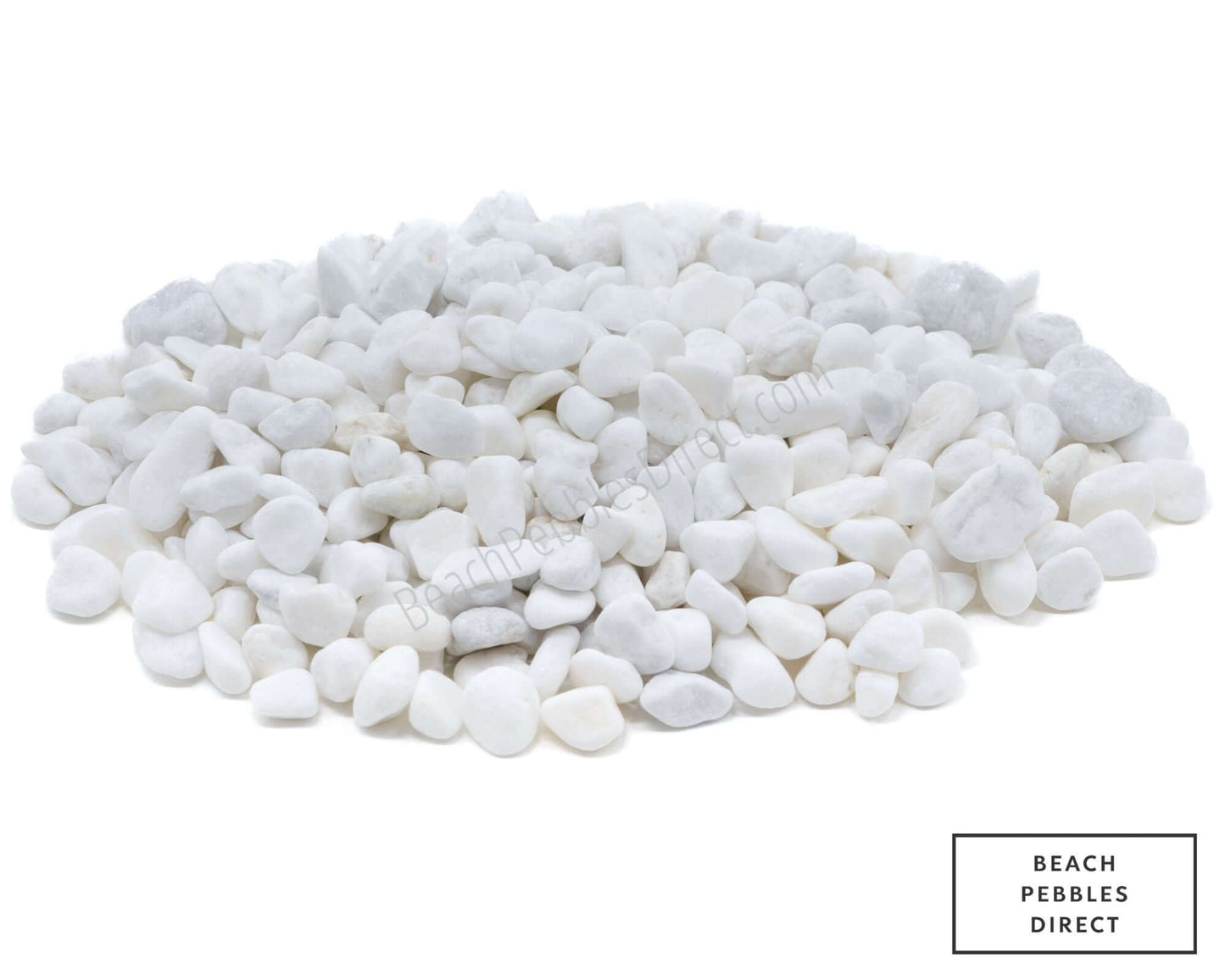 Mini Snow White Beach Pebbles