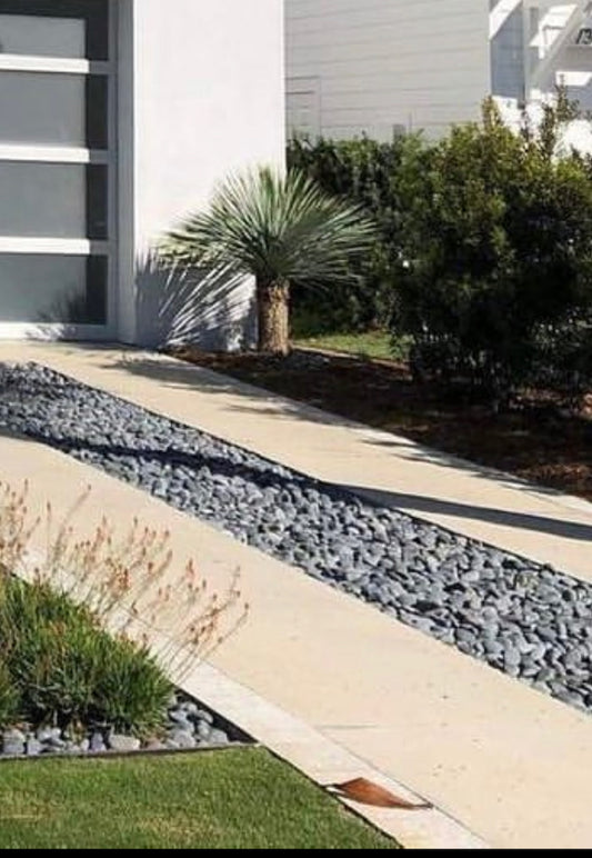 Unlock the Beauty of Mexican, Polished, and White Beach Pebbles in Landscaping