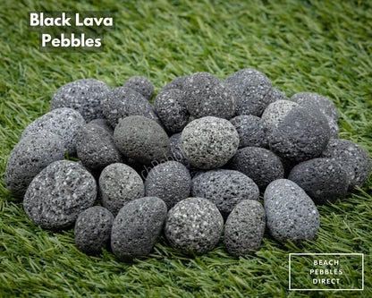 Black Lava Pebbles