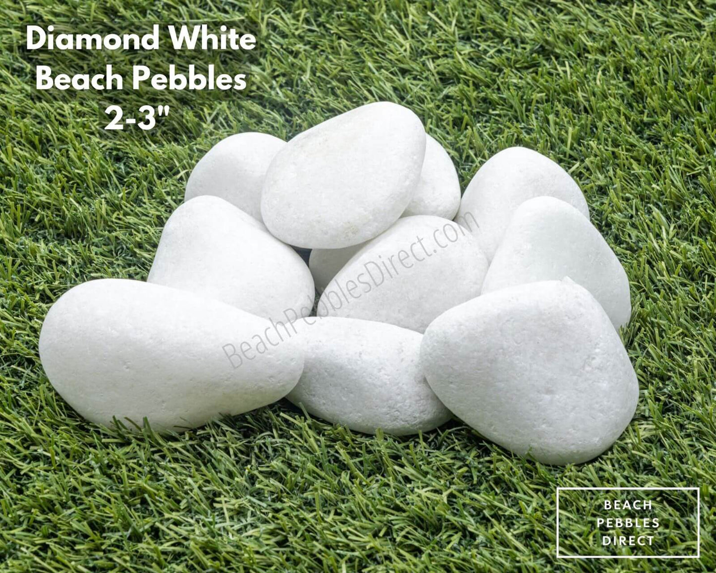 Diamond White Beach Pebbles