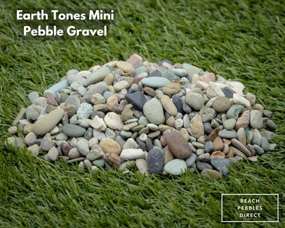 Earth Tones Mixed Pebble Gravel