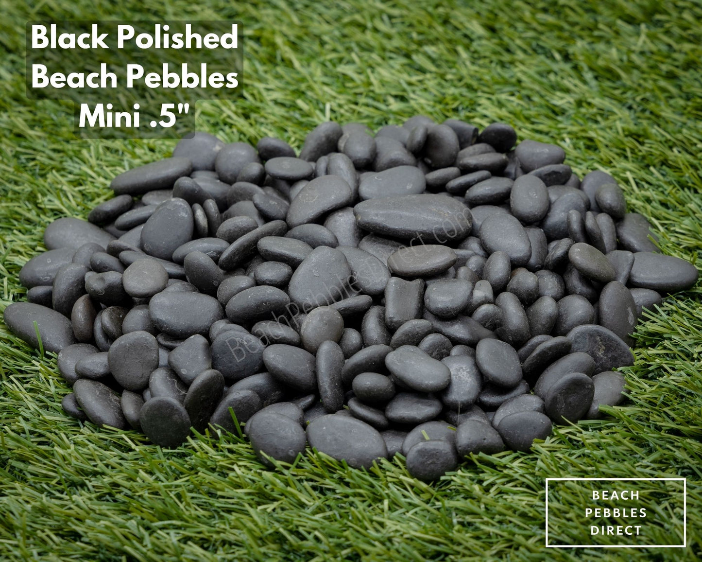 Polished Black Beach Pebbles