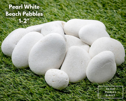 Pearl White Beach Pebbles