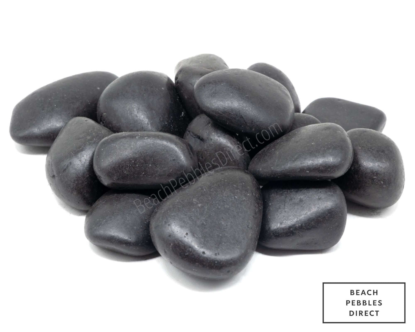 Polished Black Beach Pebbles